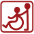 Wheelchair friendly with assistance